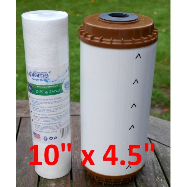 ErstattetJern/okker-filter 10'' x 4.5'' BB10 ErstattetJern/okker-filter 10'' x 4.5'' BB10