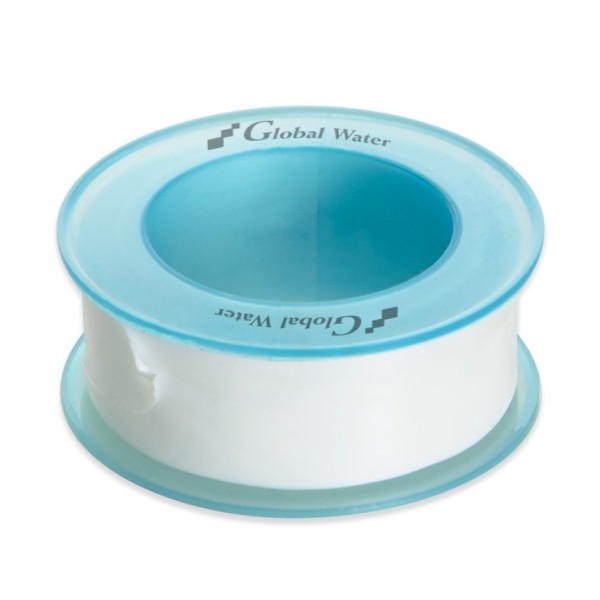 Teflontape 10m x 12mm bred x 0,075 mm tykt, hvid