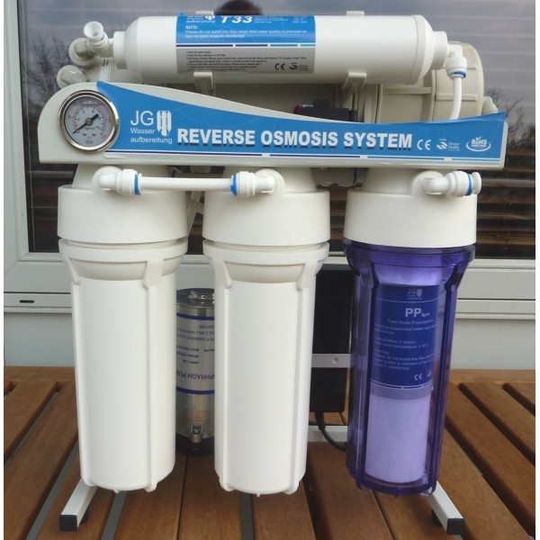 Osmoseanlæg 300GPD SideStream, pumpe, spildvand 1:1, 30 L/H