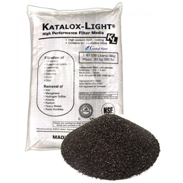 Katalox okker-filtermedie 1 liter