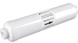 Sedimentfilter inline 10'' x 2'' 10µ med indv. 1/4'' gevind til fitting