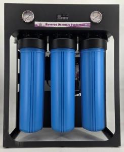 Osmoseanlæg, 3 x BB10 filterhuse, 2 x 3413-1600GPD, 8L/min.